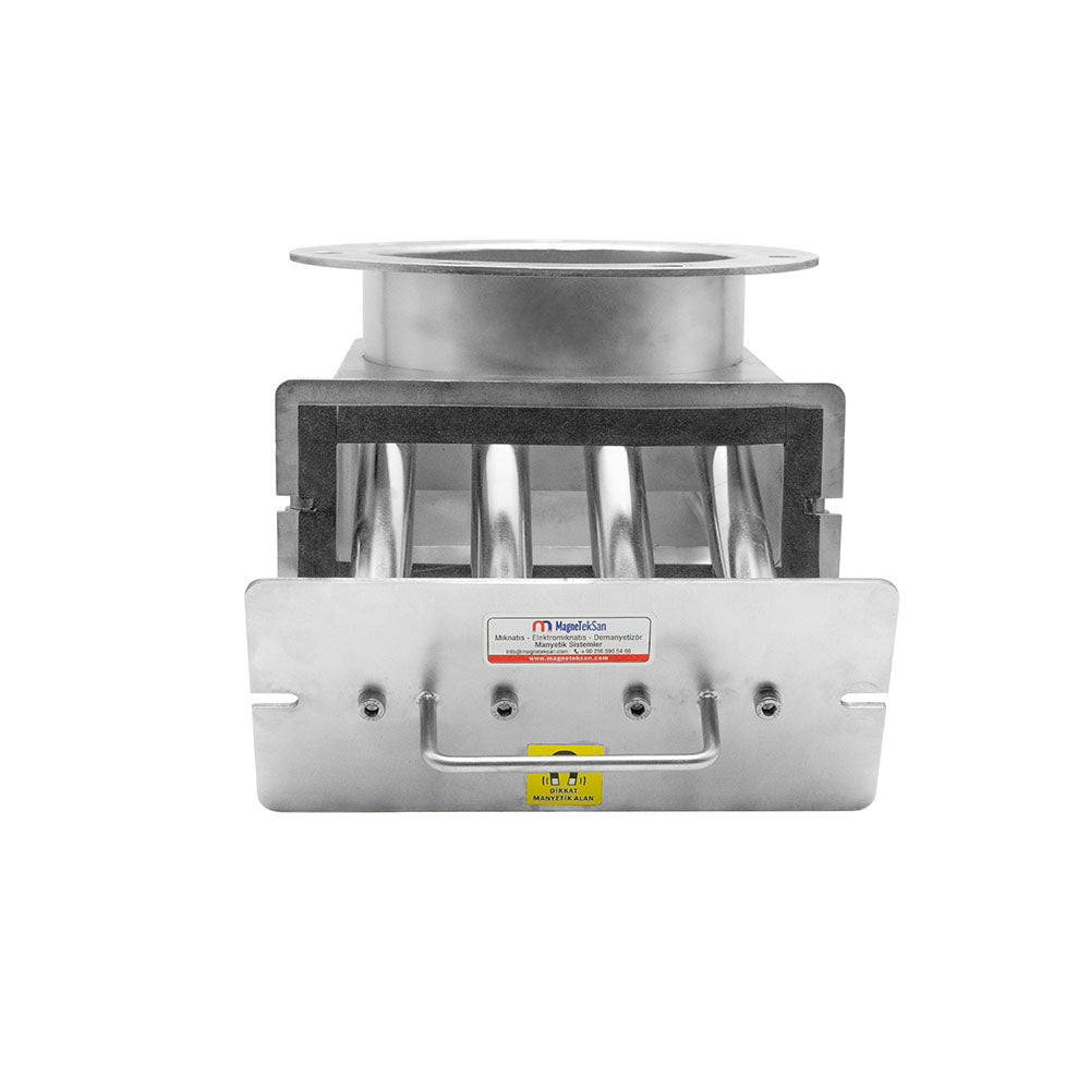 Ø220 mm Magnetic Grid with Inlet and Outlet Drawer-Type Housing
