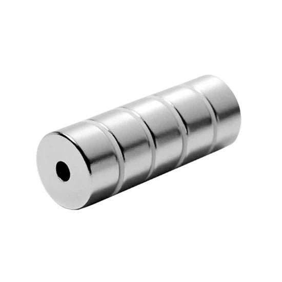 Ø20x5x10 mm - Perforated Neodymium Magnet Ring