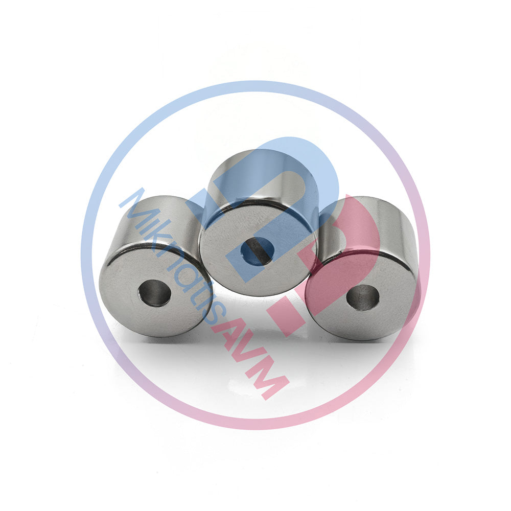 Ø23x6x20 mm N38 Neodymium Magnet – Nickel Plated – Very Strong