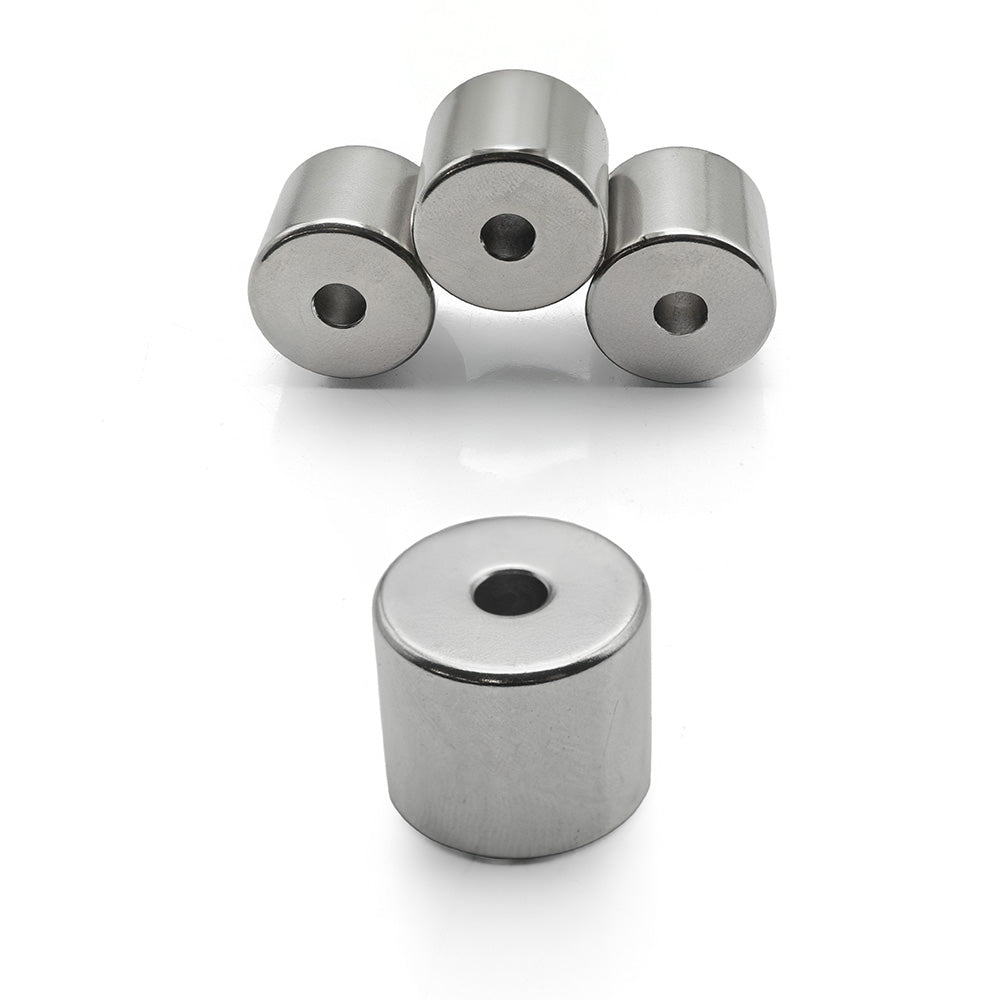 Ø23x6x20 mm N38 Neodymium Magnet – Nickel Plated – Very Strong