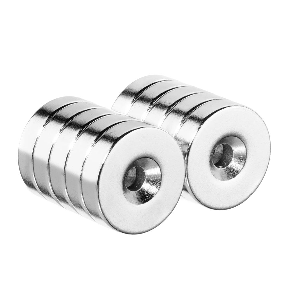 Ø24.5x12/6x5mm N35EH Countersunk Neodymium Magnet - 200°C Resistant
