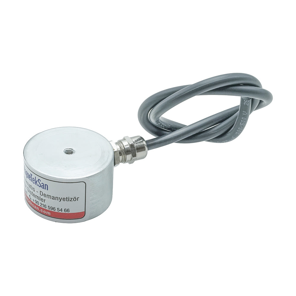 24V Ø50x30 mm M6 Threaded Electromagnet – For CNC and Automation