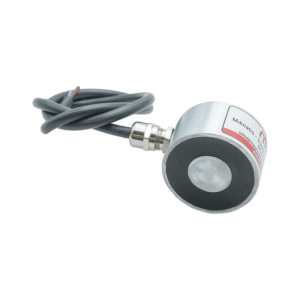 24V Ø50x30 mm M6 Threaded Electromagnet – For CNC and Automation