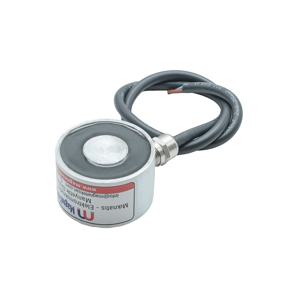 24V Ø50x30 mm M6 Threaded Electromagnet – For CNC and Automation