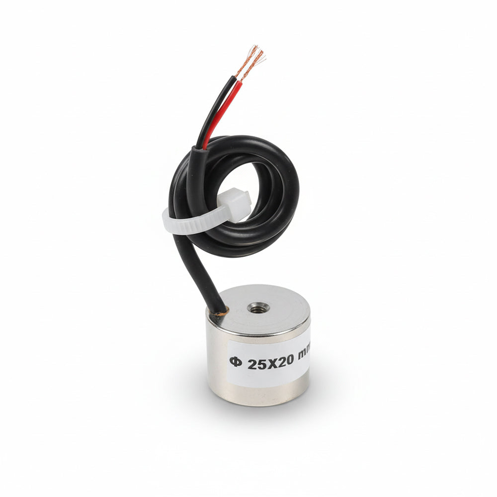 Ø25x20 mm 24V Electromagnet – For Electromechanical Lock and Automation Systems
