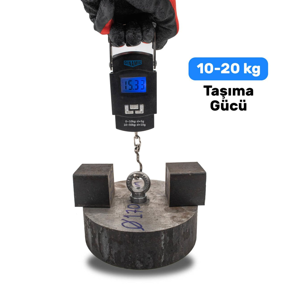 Ø25 mm Marine Magnet with Handle - Fishing Magnet