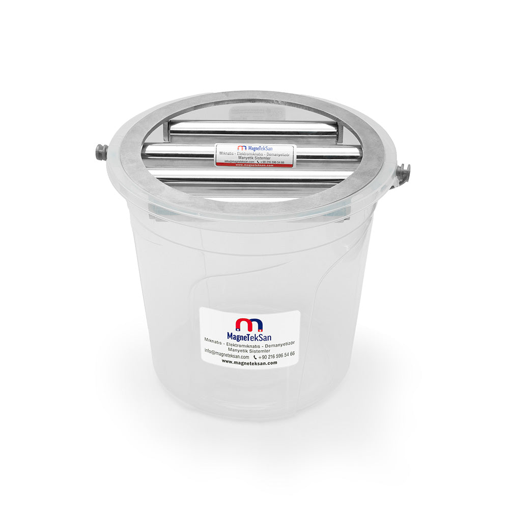 Ø250 mm Magnet with Grid for Adding Spices in Food Production