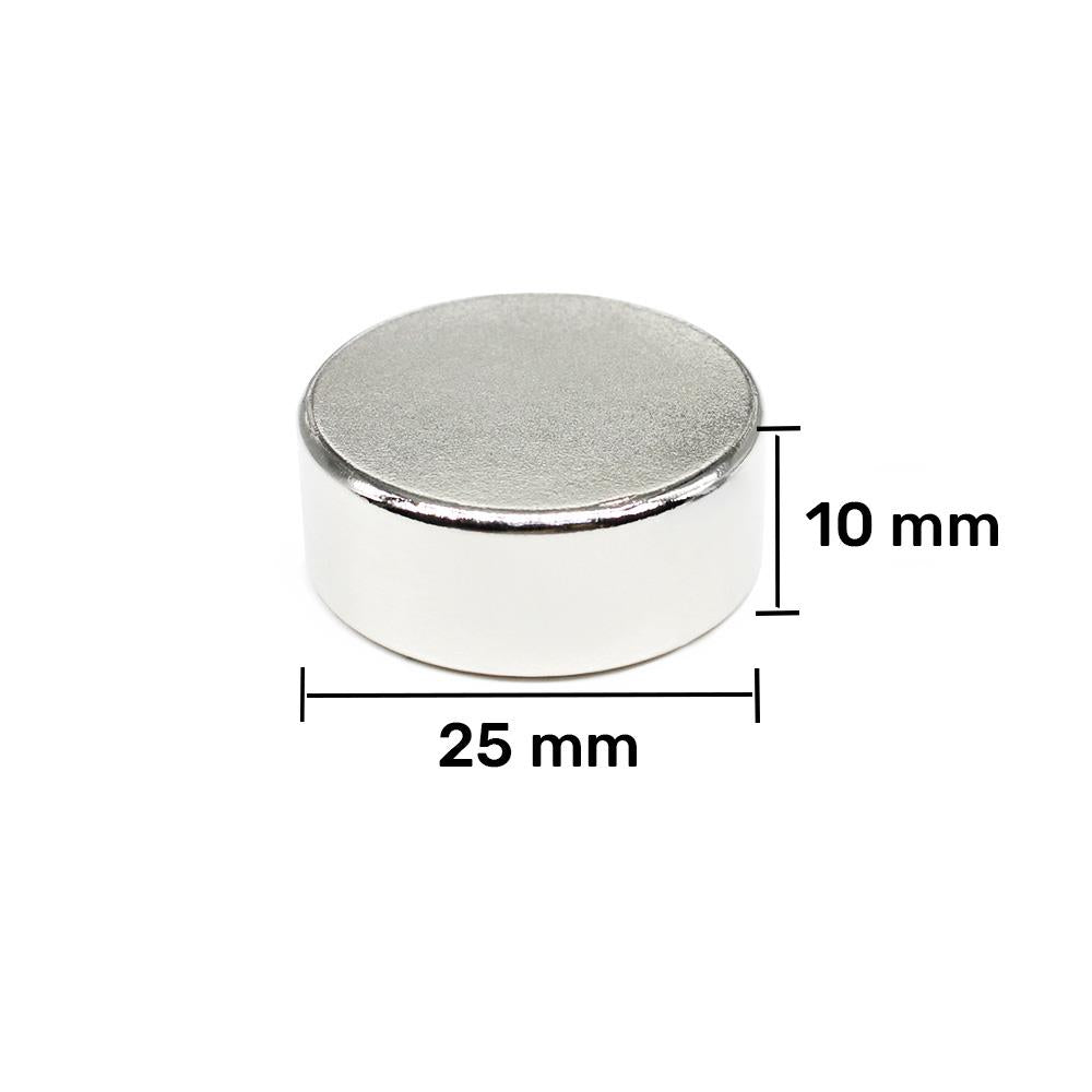 Ø25x10 mm Neodymium Magnet