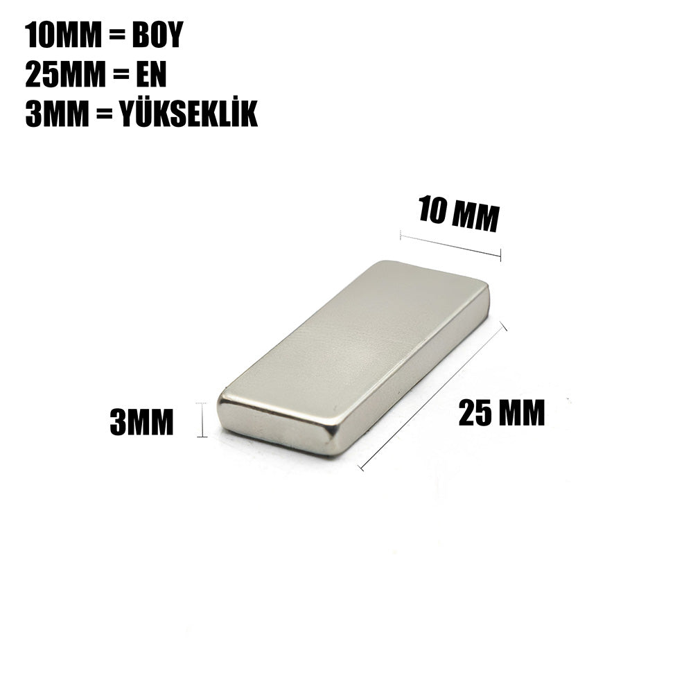 Ø25x10x3 mm NdFeB Strong Magnet – N35, Nickel Plated