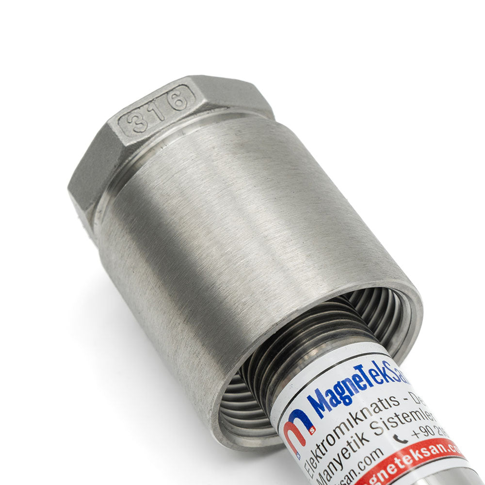 Ø25x150 mm Special Sleeve Rod Magnet - 304 Quality Stainless Steel - Food Safe