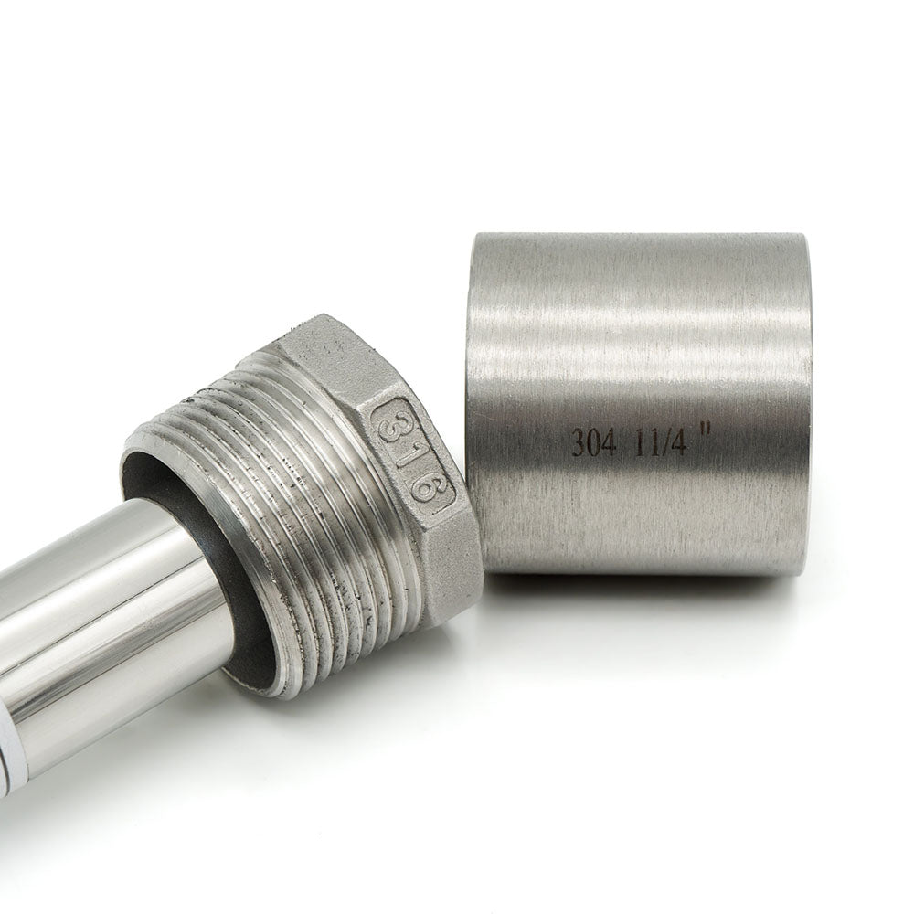 Ø25x150 mm Special Sleeve Rod Magnet - 304 Quality Stainless Steel - Food Safe