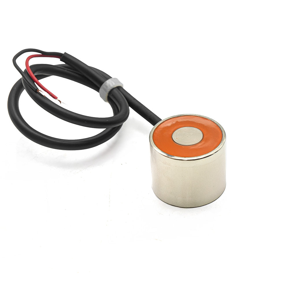Ø25×20 mm 24V Electromagnet – For Electromechanical Lock and Conveyor Systems, 50% Duty Cycle