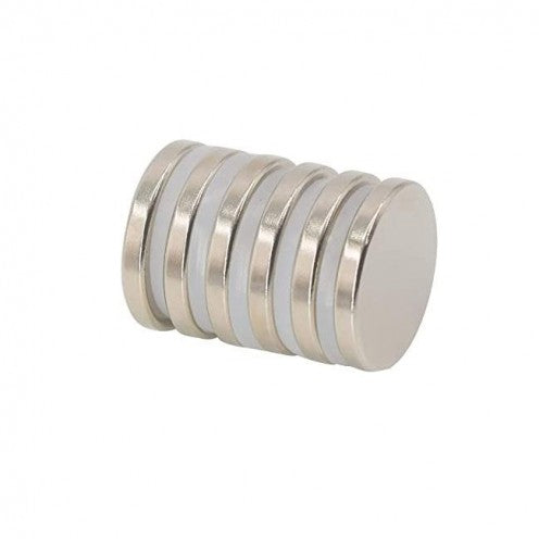 Ø25x3.5mm Neodymium Magnet Nickel Plated - N35