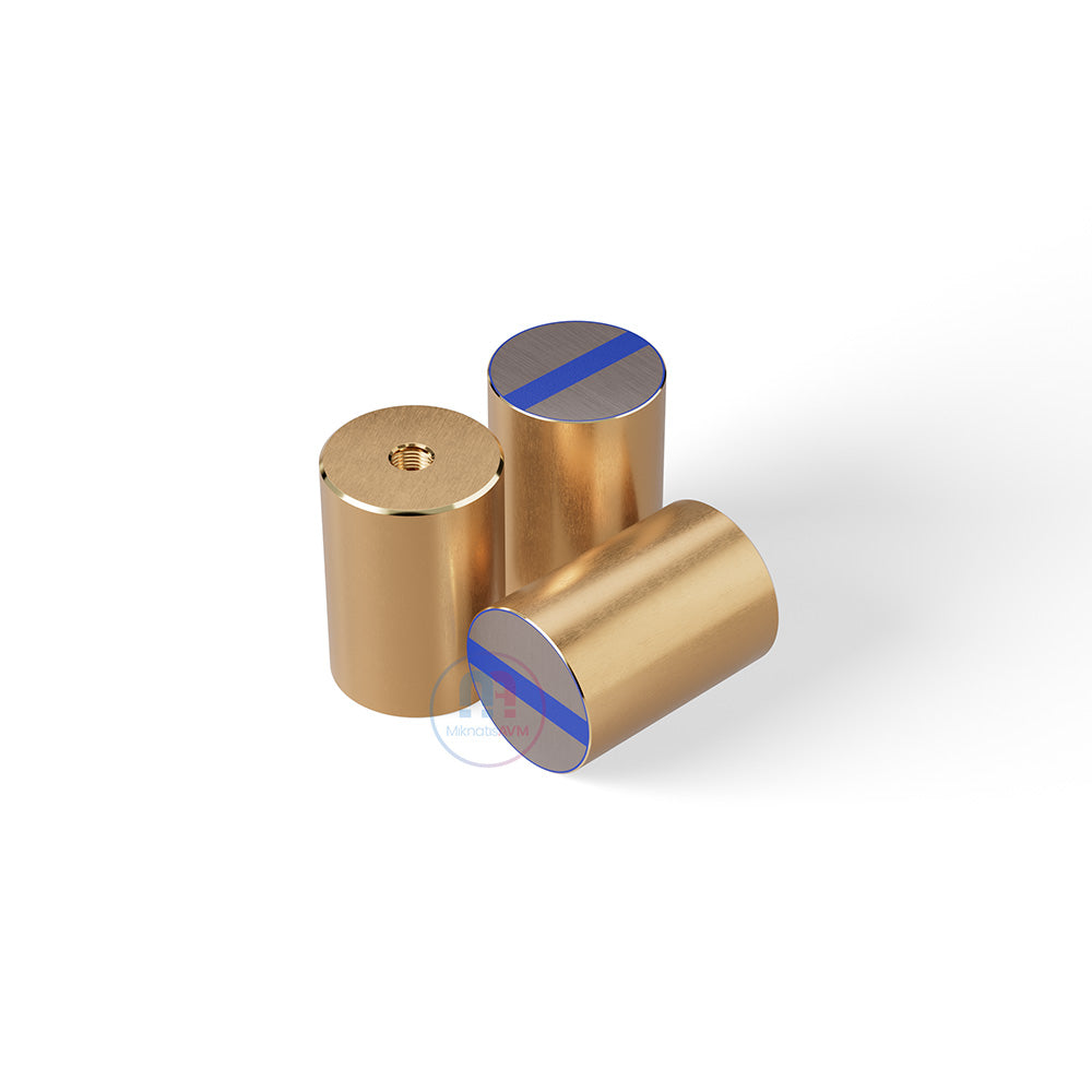 Ø25x35 mm M6x6 mm Brass Pot Magnet