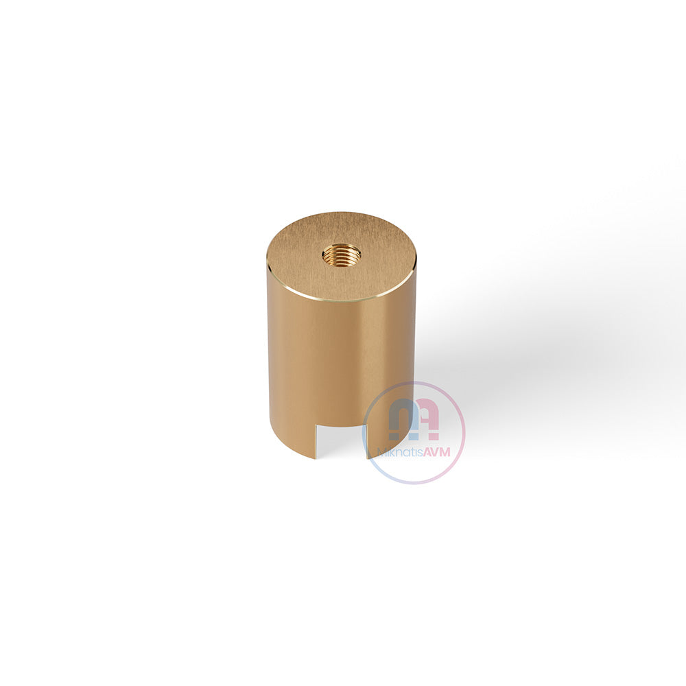 Ø25x35 mm M6x4 Channel Type Female Brass Pot Magnet