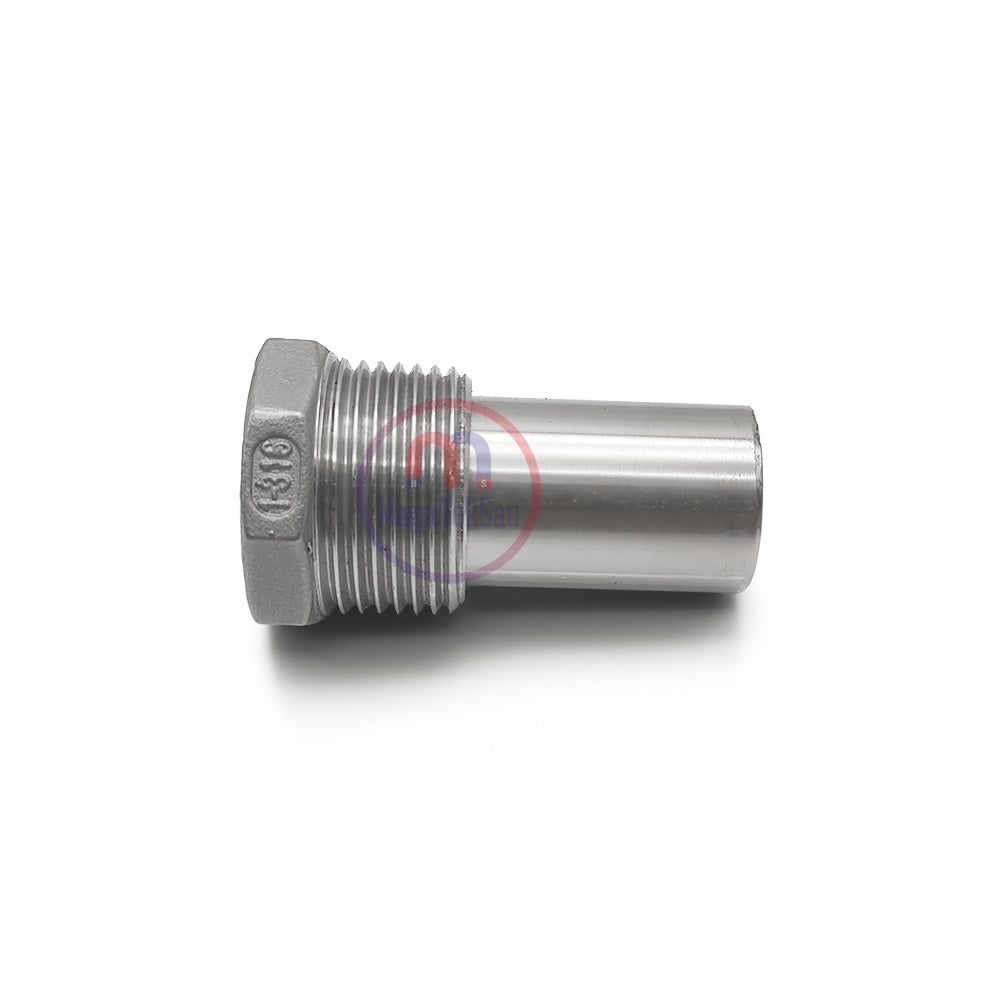 Ø25x70 mm Neodymium Rod Magnet with Nipple Connection