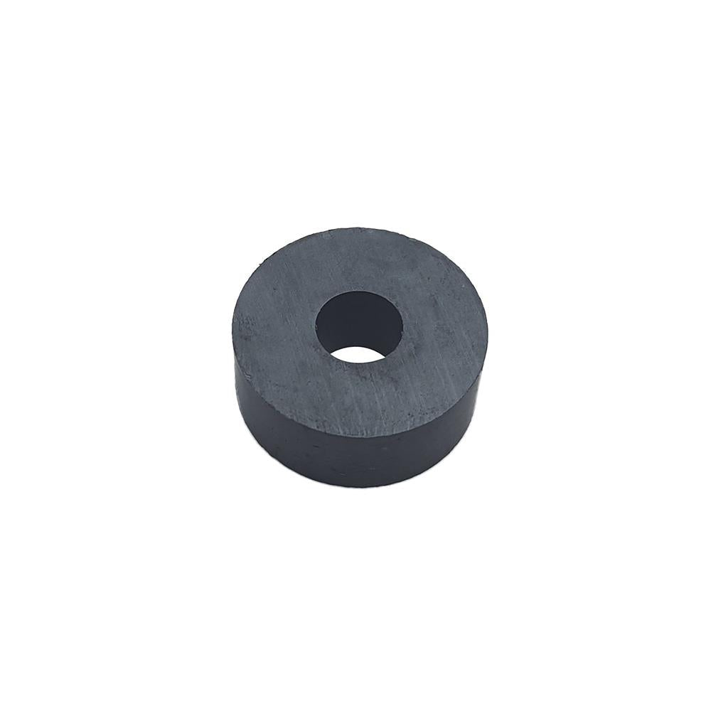 Ø25x8.5x10 mm Ferrite-Oxide-Carbon Ring Magnet - Hobby Magnet