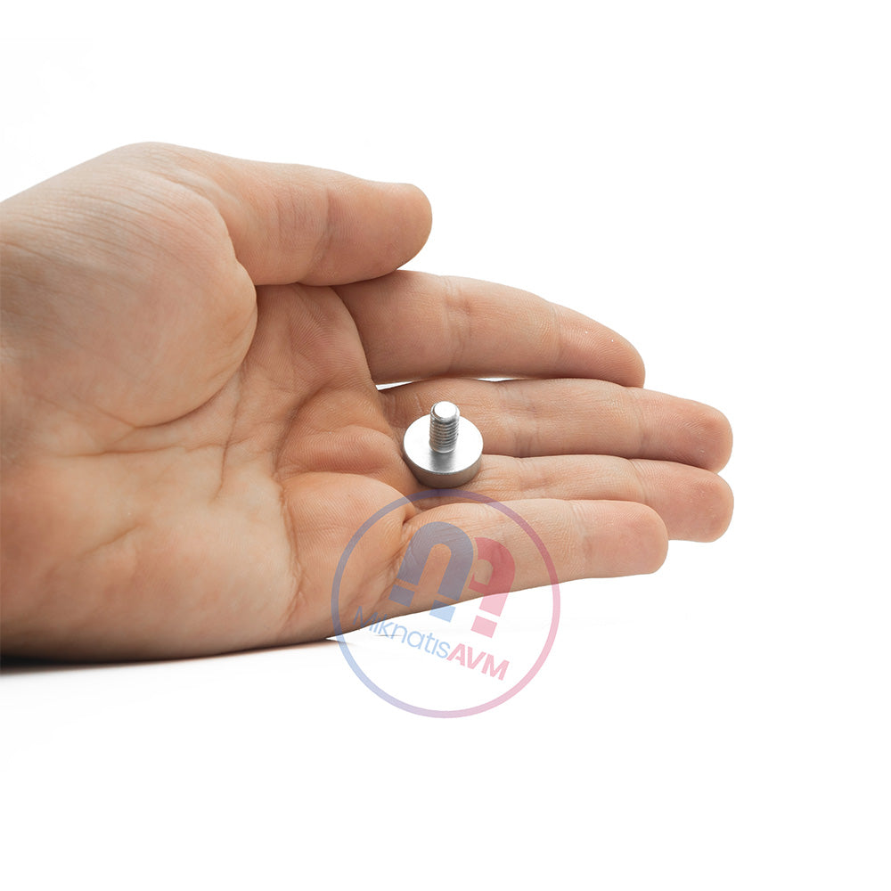 Ø25x8 mm M6x8 Male Threaded Neodymium Pot Magnet