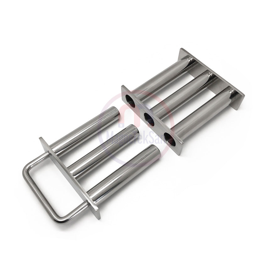 290x290 mm Chrome-Handled, Easy-to-Clean (Extra-Coated) Neodymium Grid Magnet