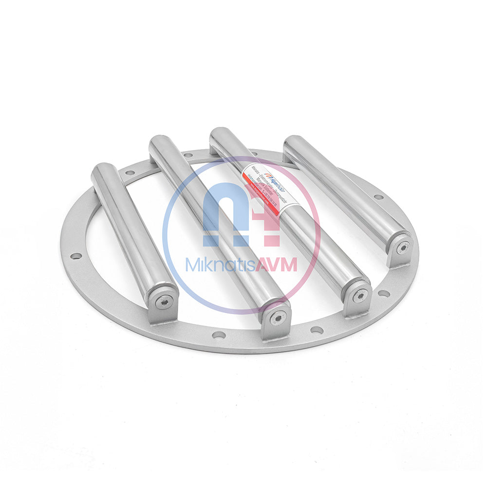 Ø300 mm Ø25x4 8-Hole Neodymium Grid Magnet – High Precision Metal Separator