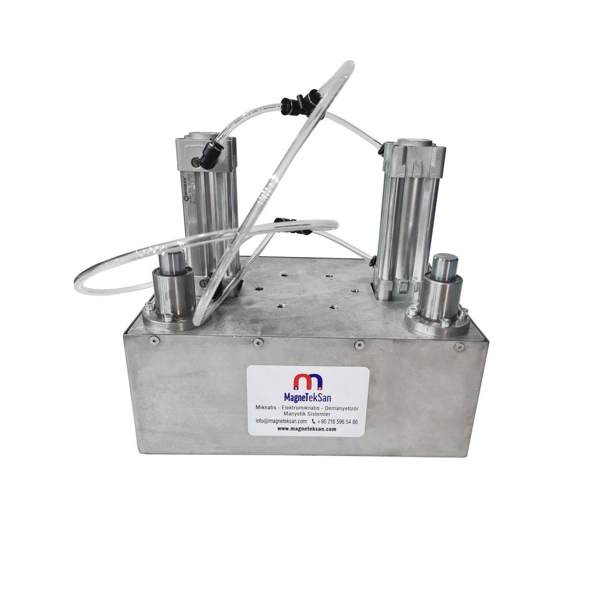 300x200 mm Box, Tin Can, Food Transport Magnet - Pneumatic (Piston-Driven)