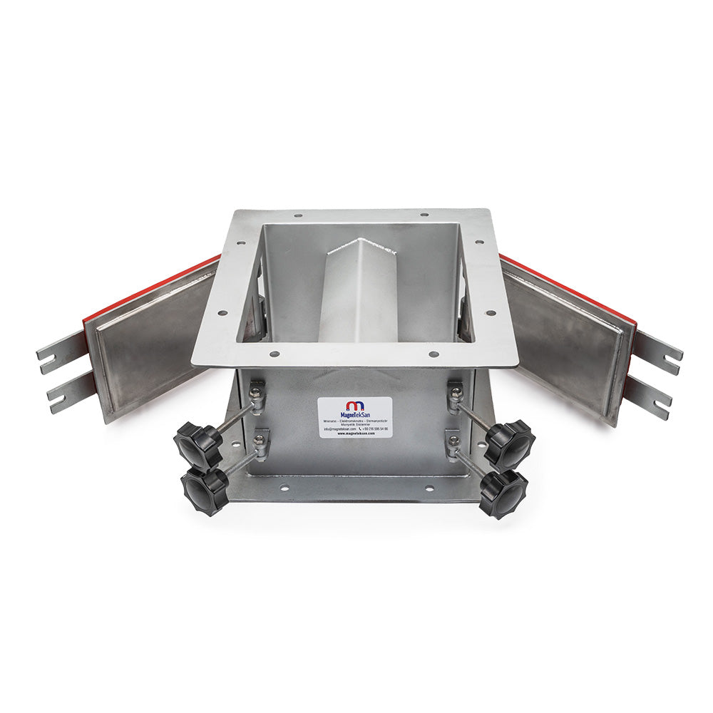 300x300 mm Inlet and Outlet Double Magnetic Plate, Directional Separator