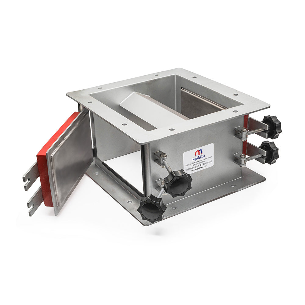 300x300 mm Inlet and Outlet Double Magnetic Plate, Directional Separator