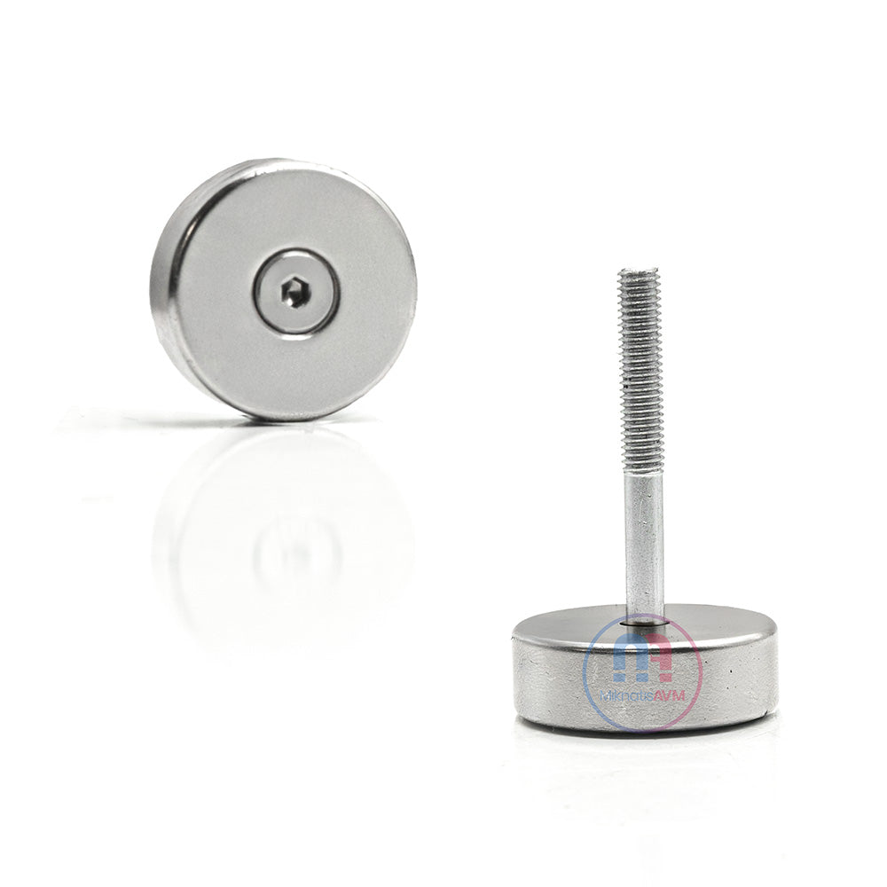 Ø30x10/5.5x10 mm Curved Hole Neodymium Magnet - Nicuni
