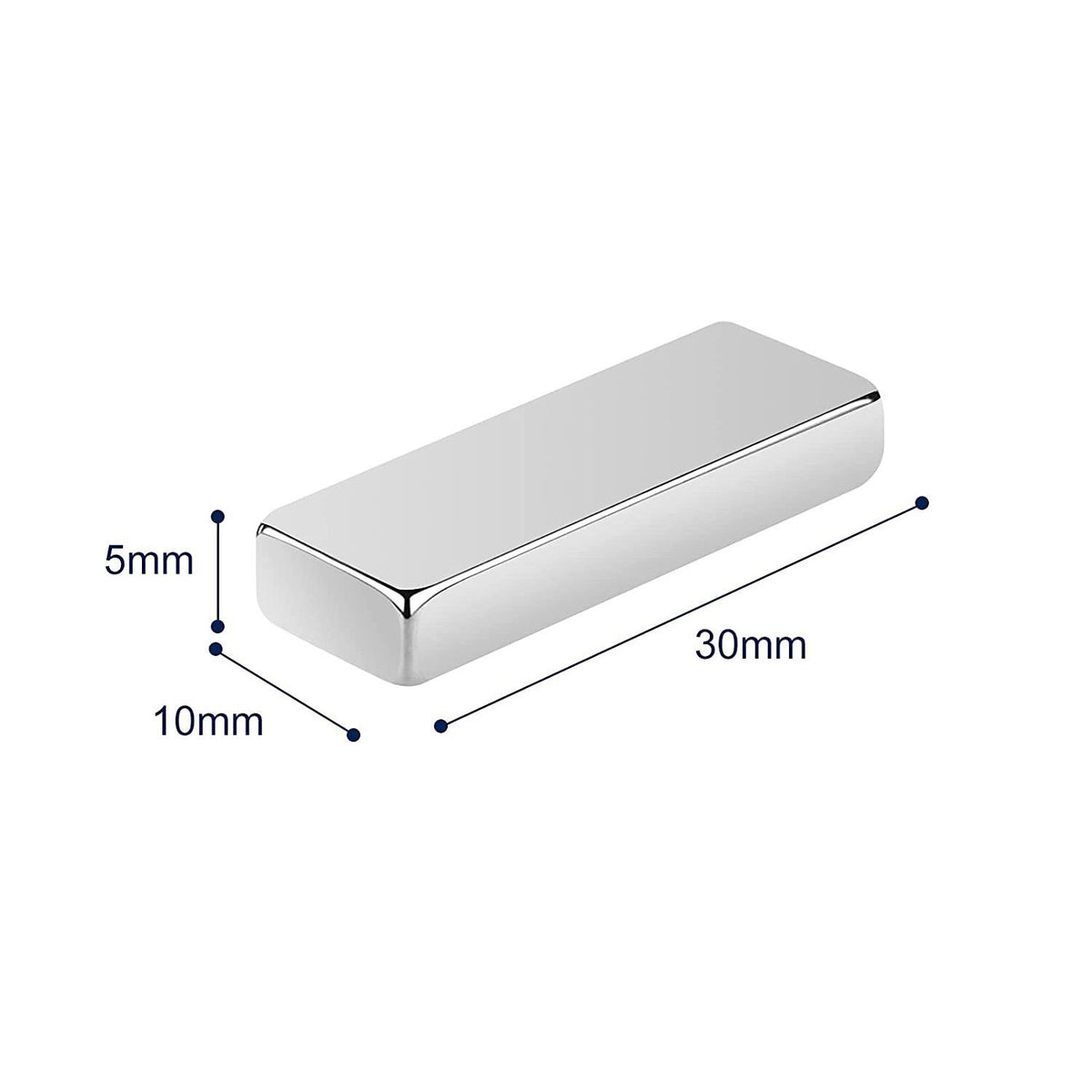 30x10x5 mm Very Strong Neodymium Magnet