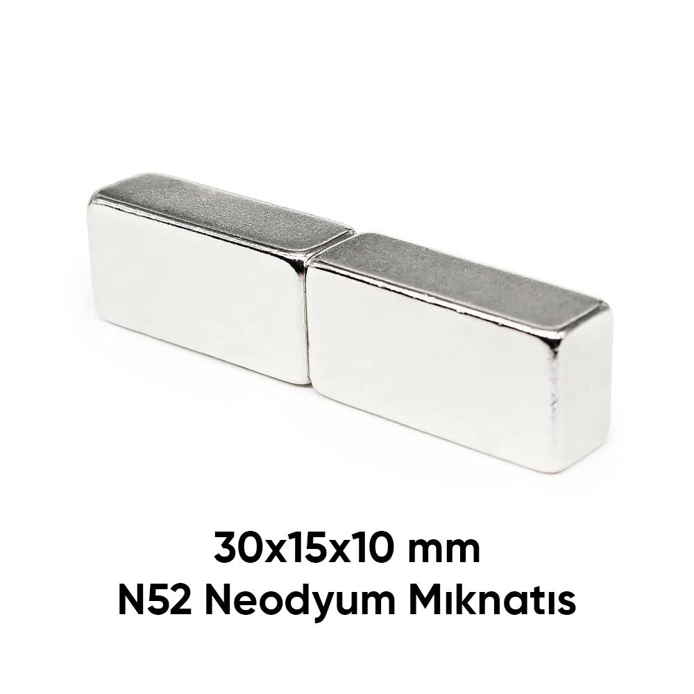30x15x10 mm N52 Neodymium Magnet
