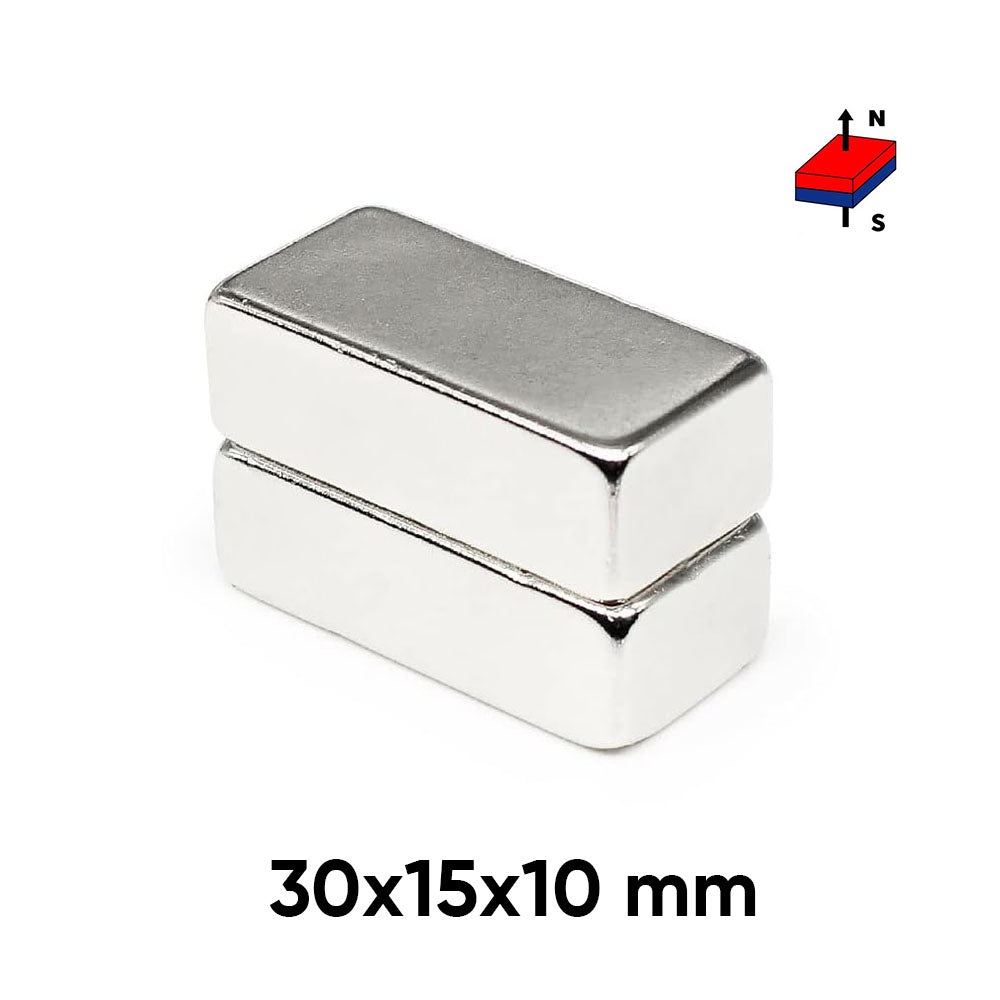 30x15x10 mm N52 Neodymium Magnet
