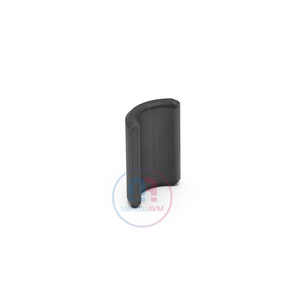 30x37 mm Ferrite Half-Moon Magnet (Outer Pole S)