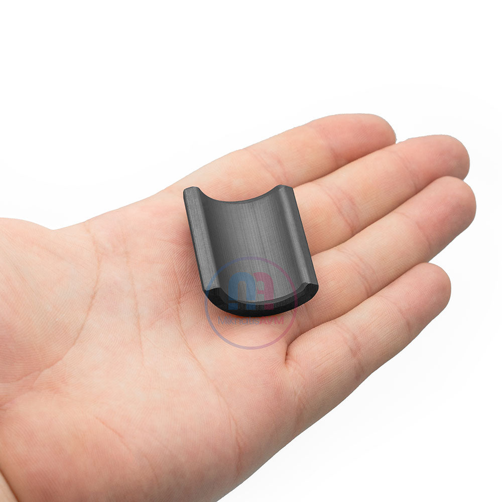 30x37 mm Ferrite Half-Moon Magnet (Outer Pole S)