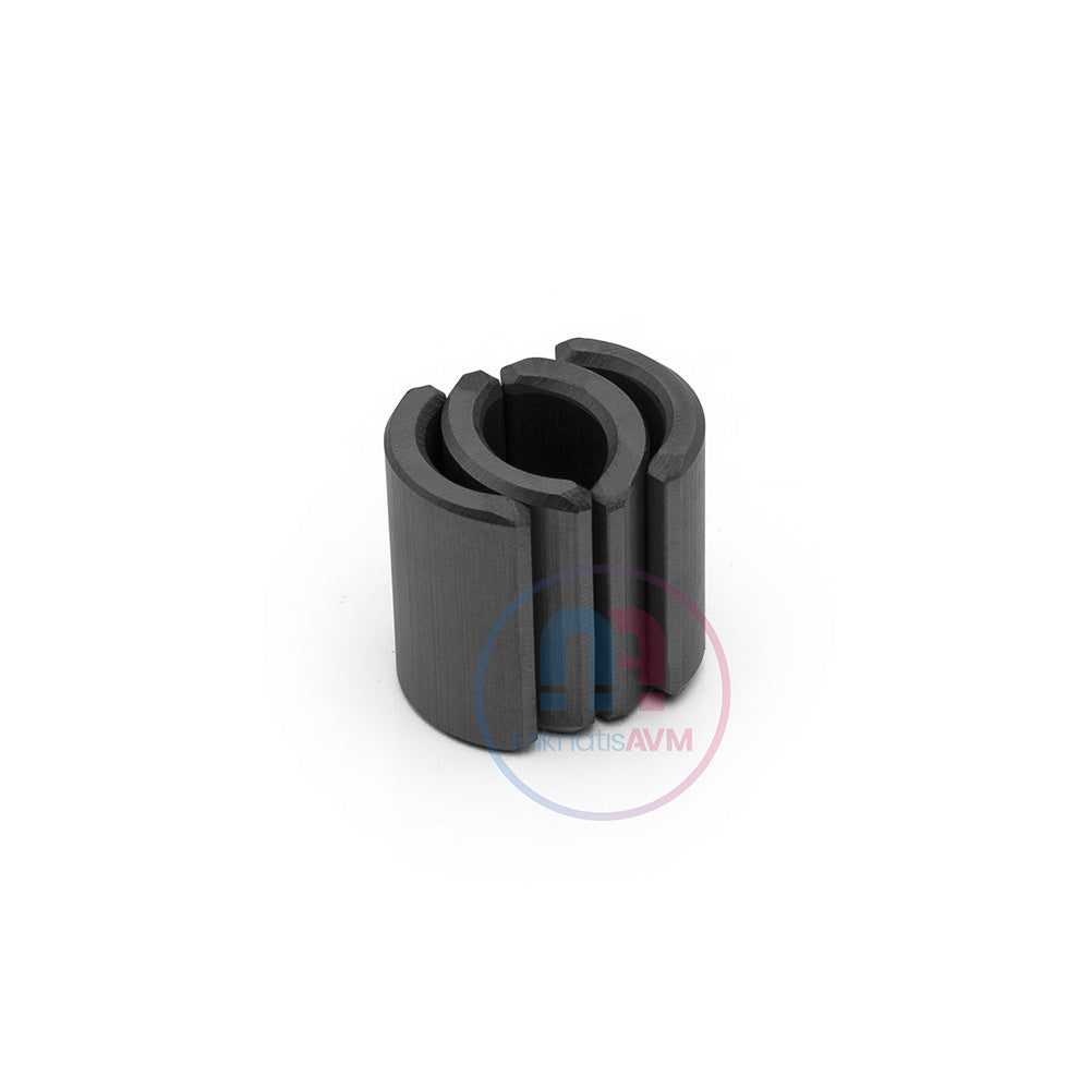 30x37 mm Ferrite Half-Moon Magnet (Outer Pole S)