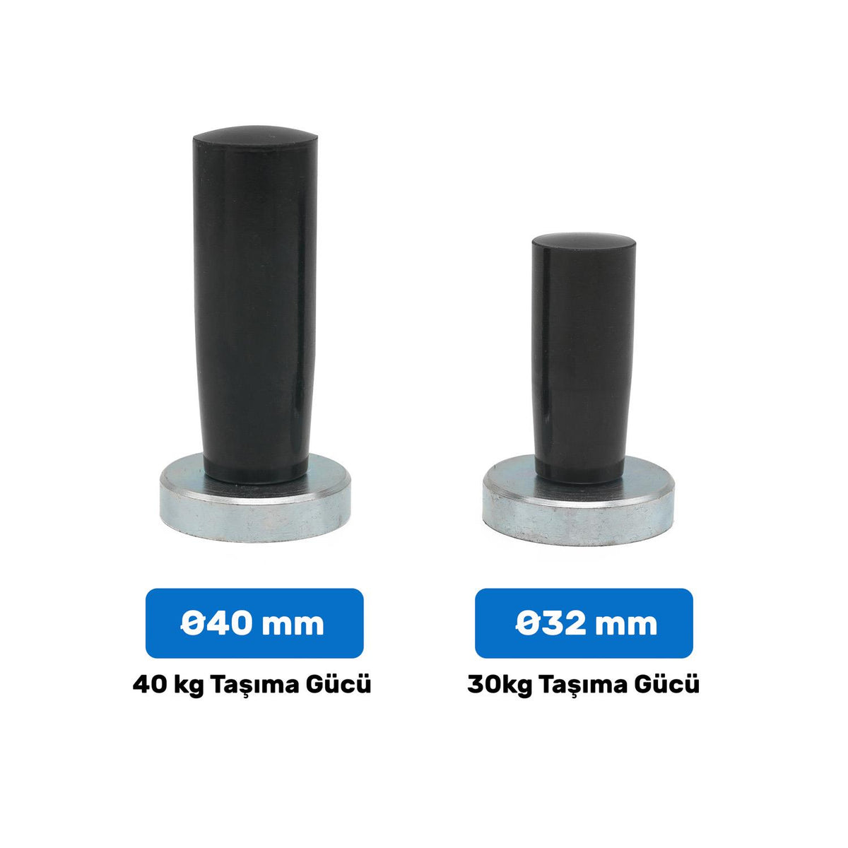Ø32 mm Pot Magnet with Bakelite Handle