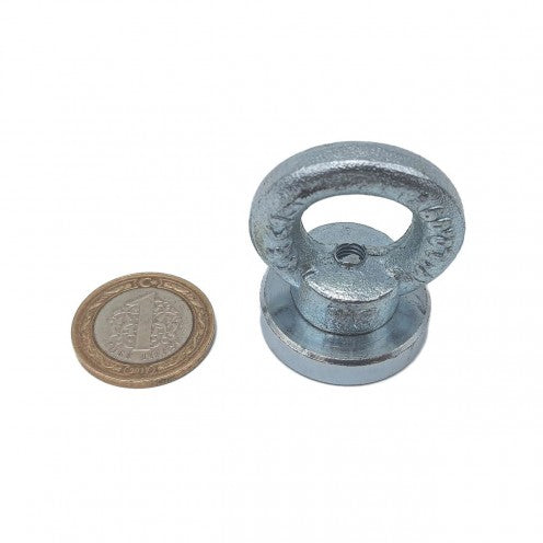 Ø32 mm Diameter Fishing Magnet - Ring Magnet - 15-30 kg Pulling Force