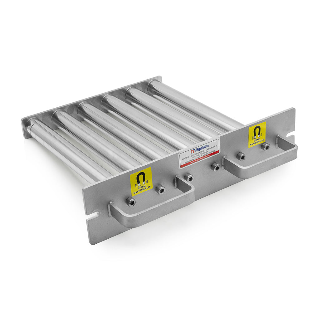320x320 mm Ø25x6 Stainless Steel Handle Neon Grid Magnet