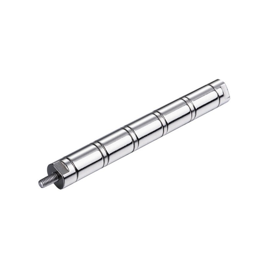 Ø32x150 mm - Neodymium Magnetic Bar Magnet for Sugar Factory - With Screws on Both Sides