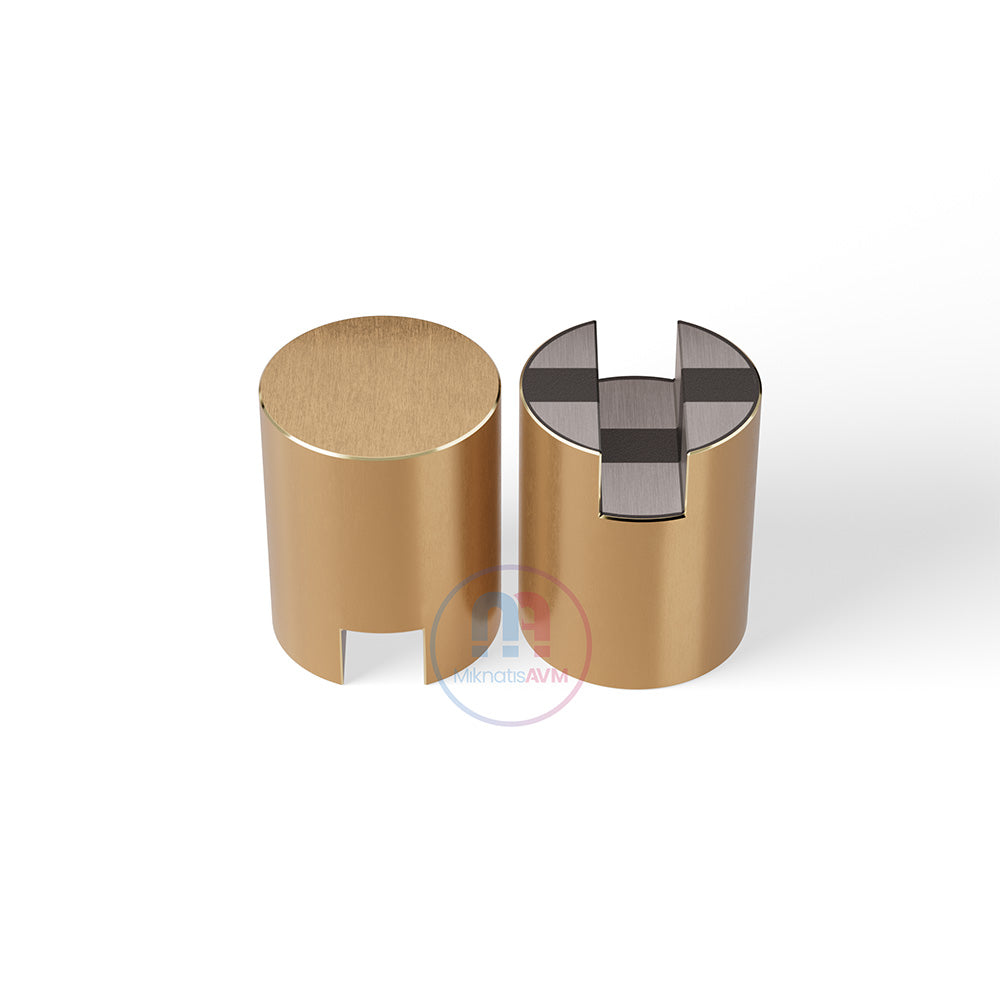 Ø32x40 mm Channel Type Blind Brass Pot Magnet