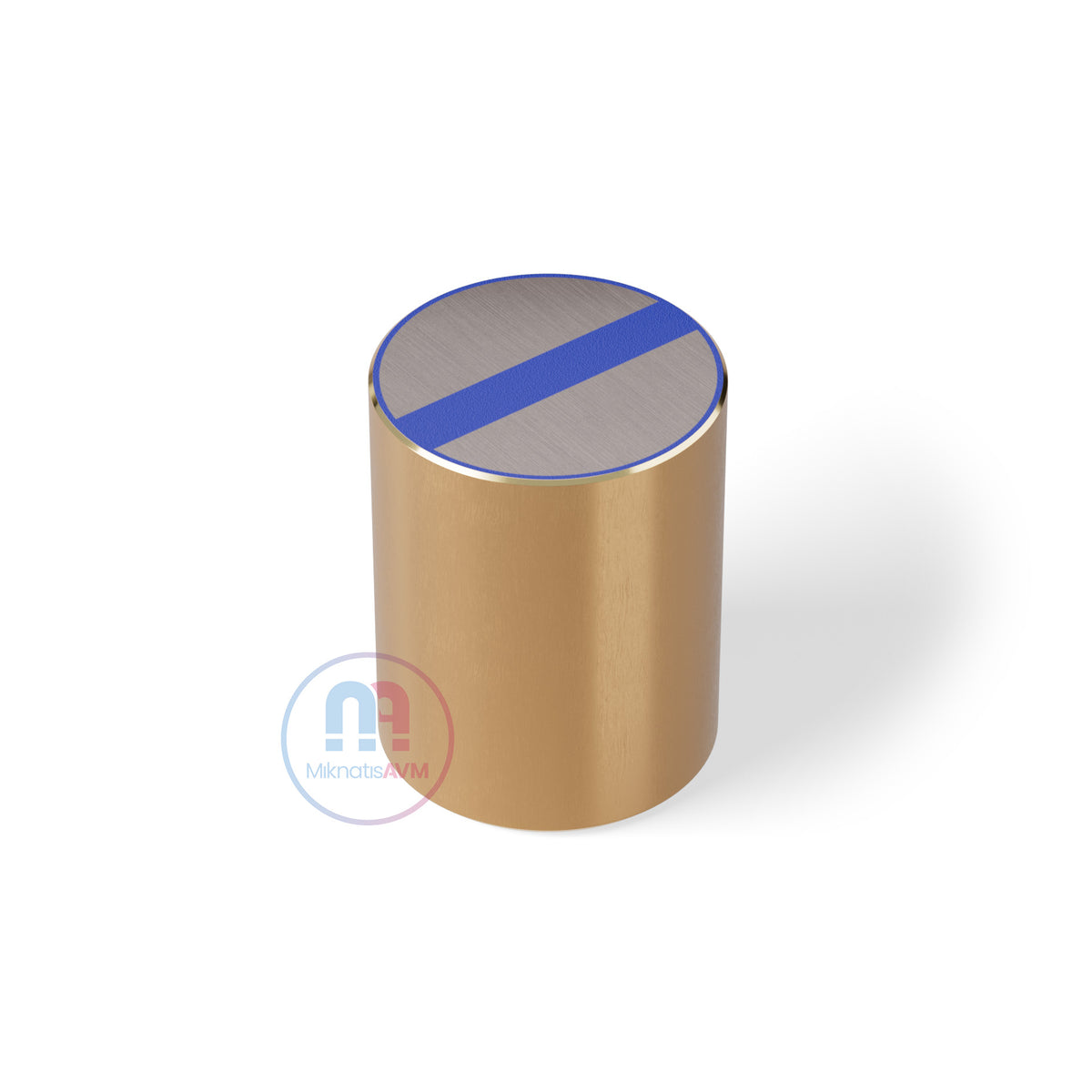 Ø32x40 mm M6x5 Female Brass Pot Magnet