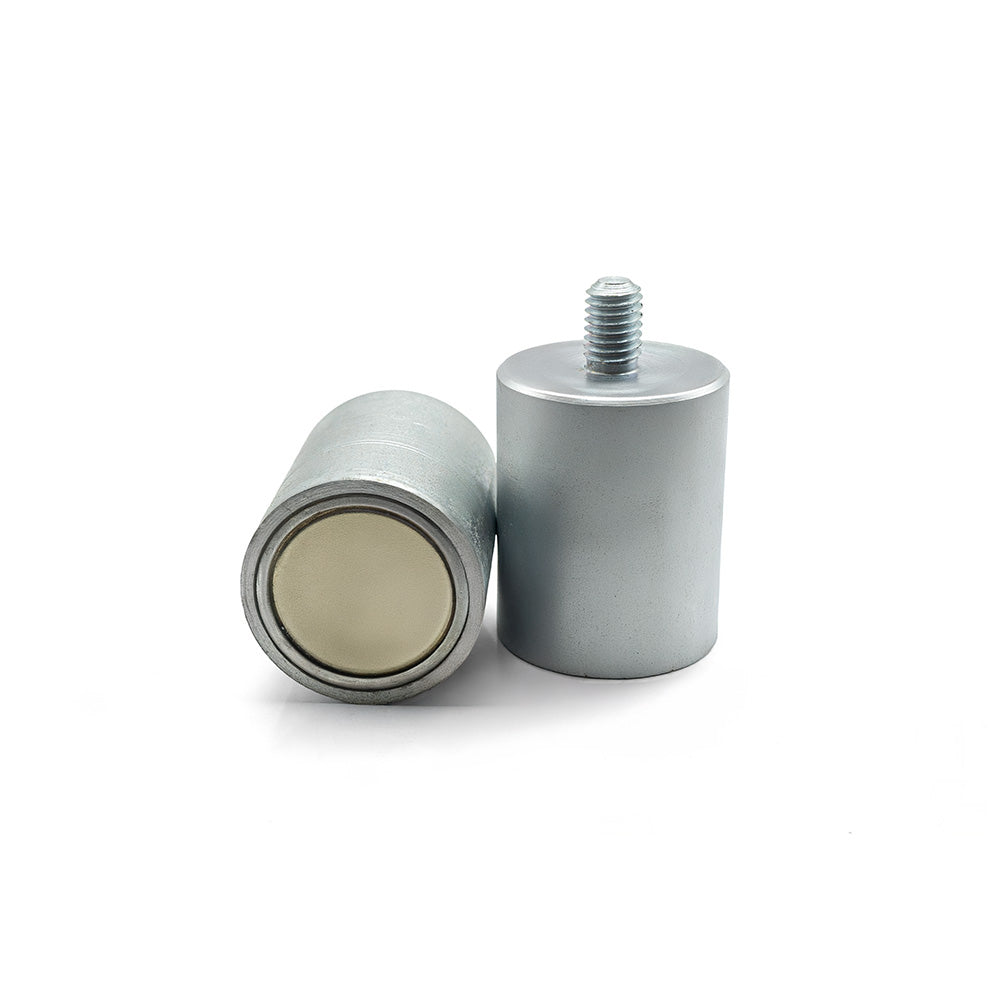 Ø32x40 mm M8x12 mm Male Threaded Cylindrical Pot Magnet – 34 kg Pulling Force