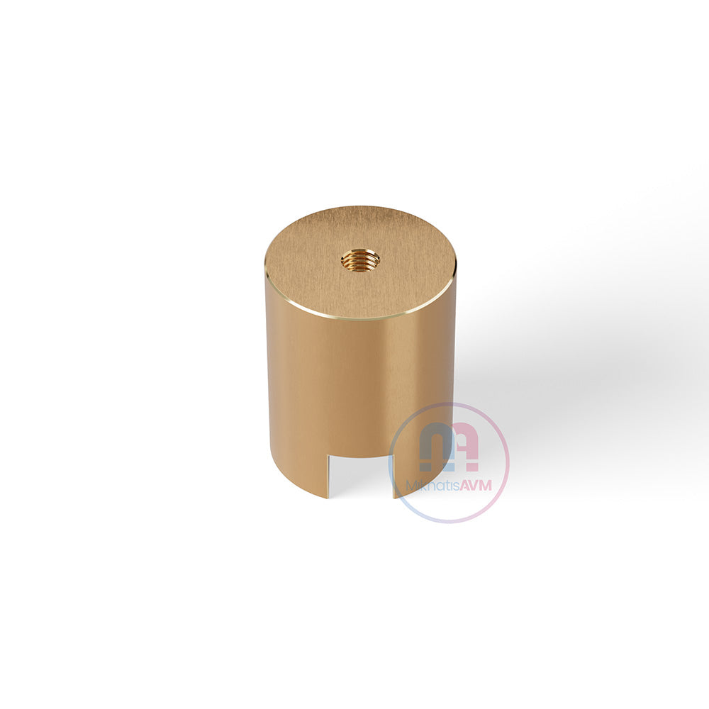 Ø32x40 mm M6x4 Channel Type Female Brass Pot Magnet