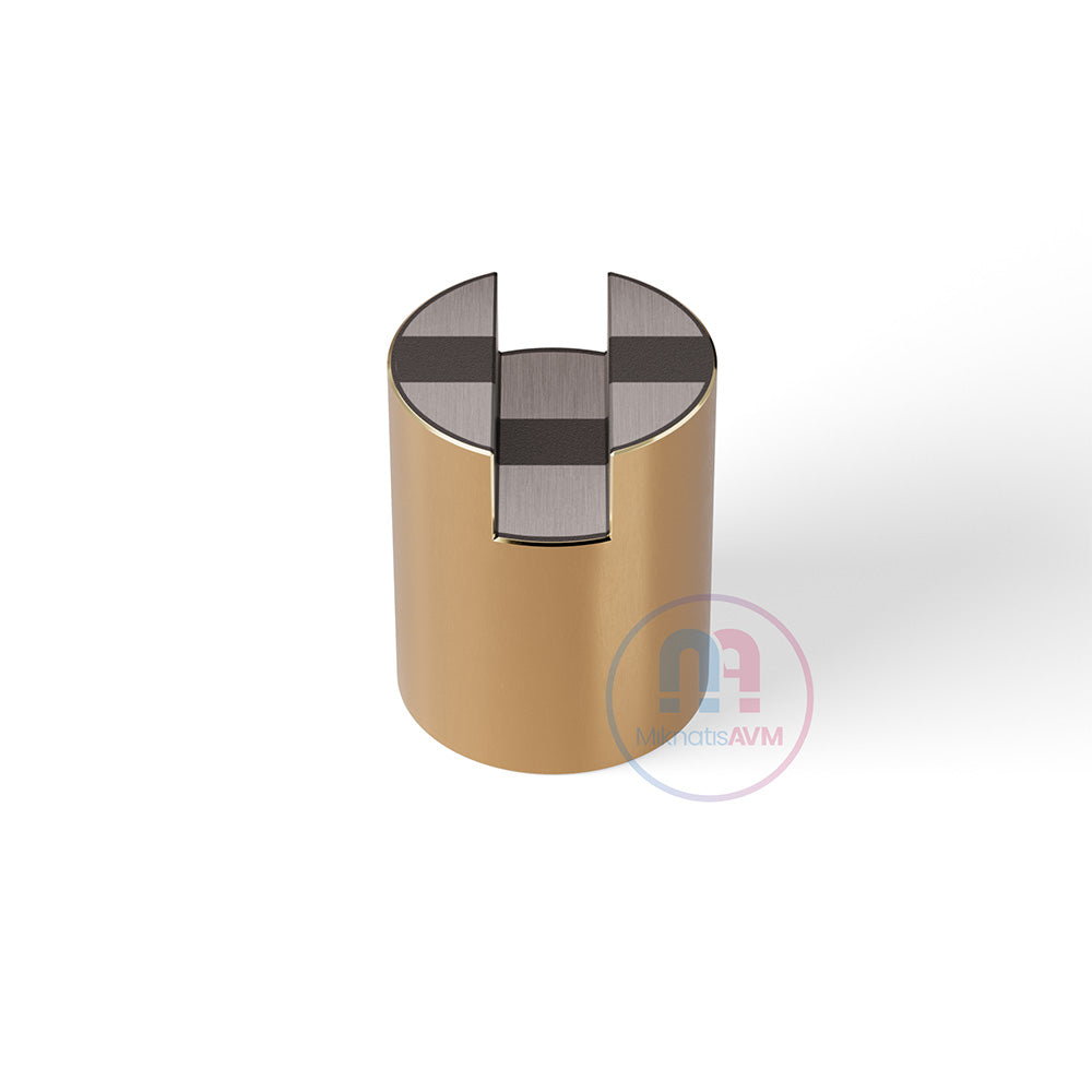 Ø32x40 mm M6x4 Channel Type Female Brass Pot Magnet