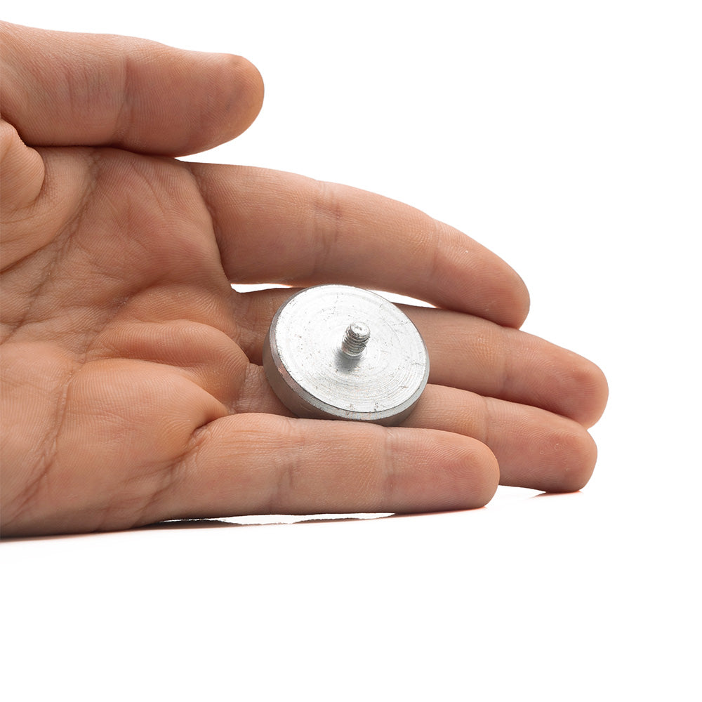 Ø32x7 mm M5x6 Male Threaded Neodymium Pot Magnet – Strong Magnetic Force, Compact Structure, Industrial Grade