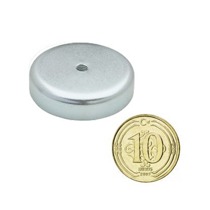 Ø32x8 mm Neodymium Pot Magnet with Imbus Connection