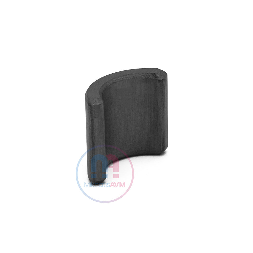 35.5x30 mm Arc Ferrite Black Motor Magnet (Outer Pole S)