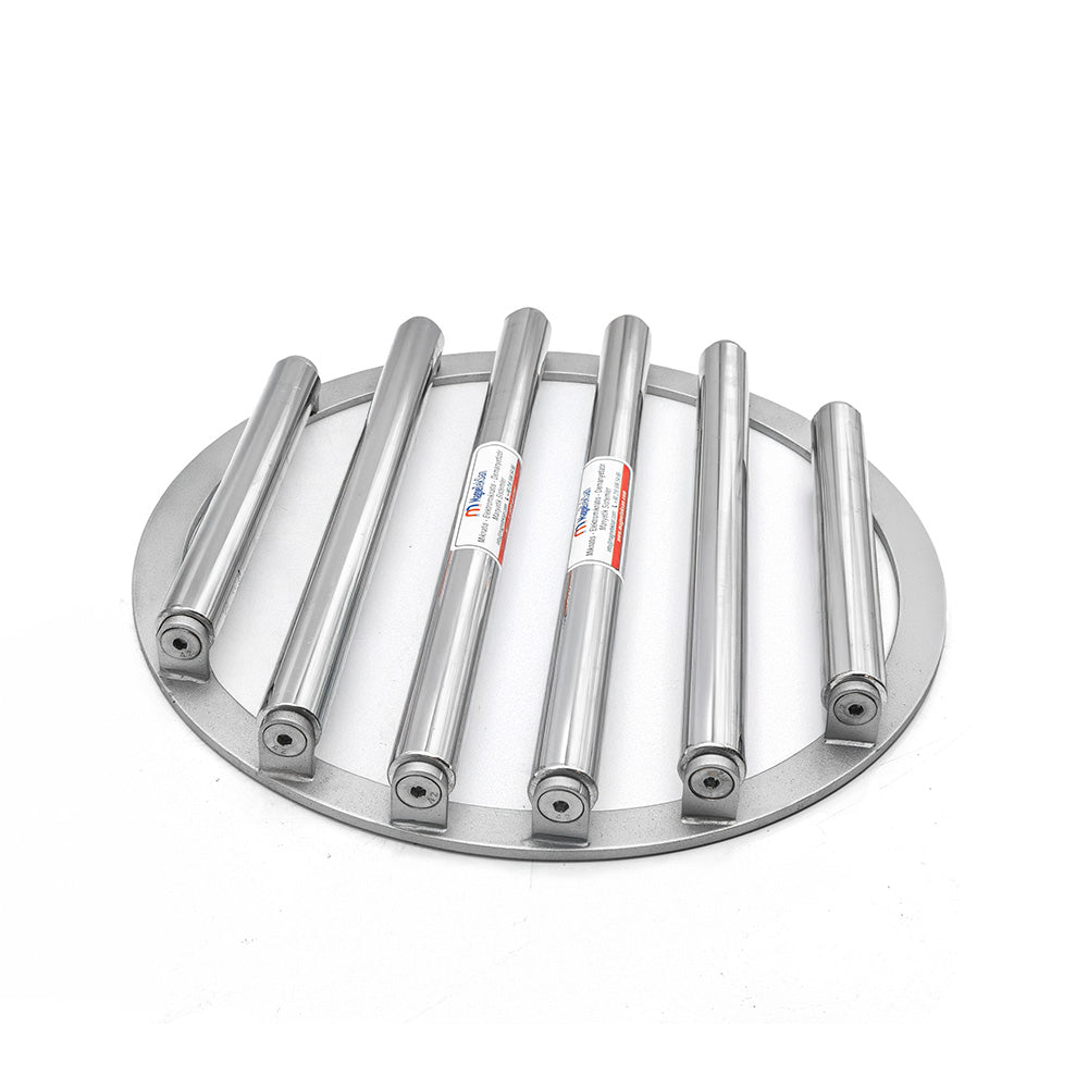 Ø350 mm Ø25x6 Neodymium Bar Magnetic Grid Separator – Food Grade, High Gauss Magnetic Force