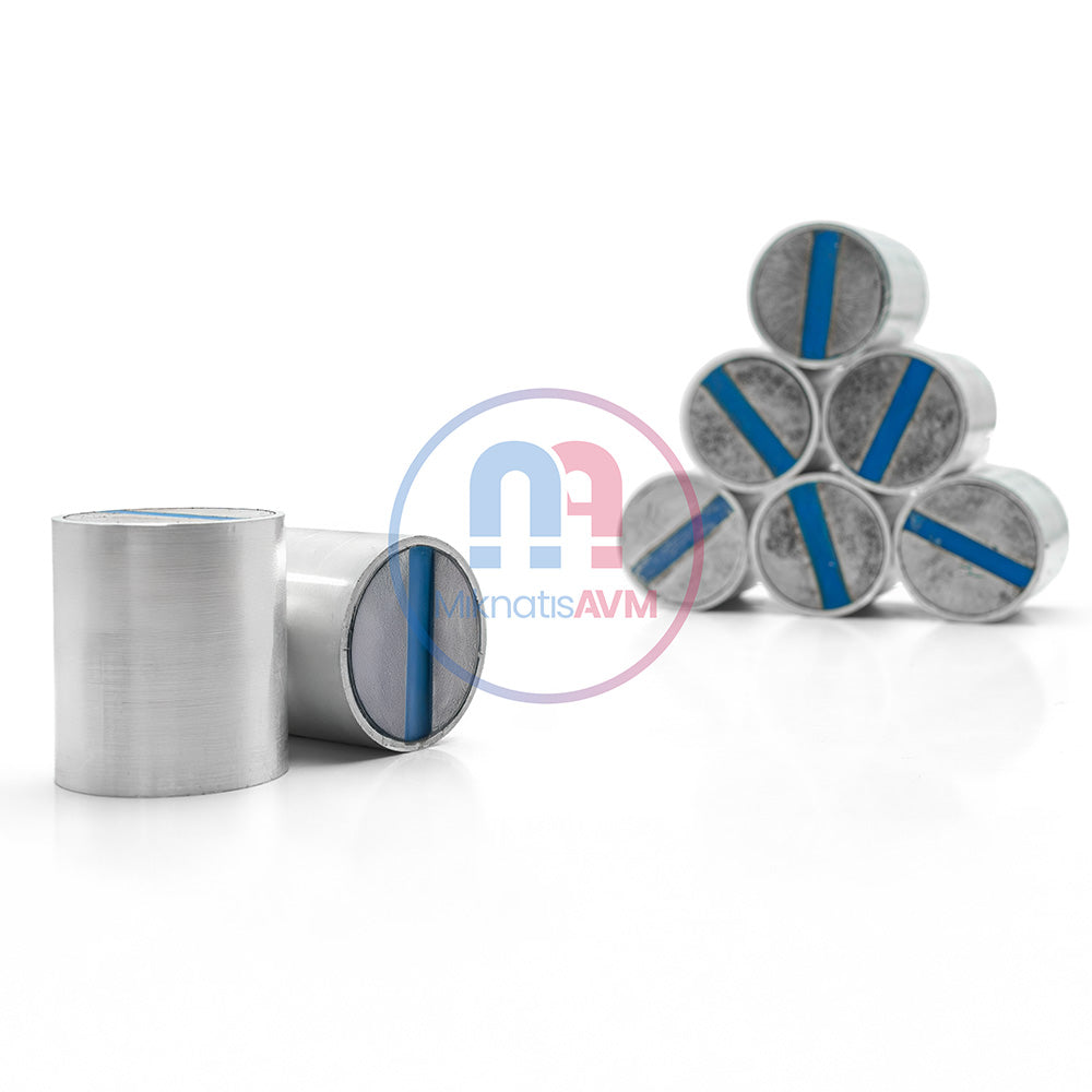 Ø35x40 mm Aluminum-Coated N35 Neodymium Pot Magnet – Strong Holding Power, Lightweight and Durable Design