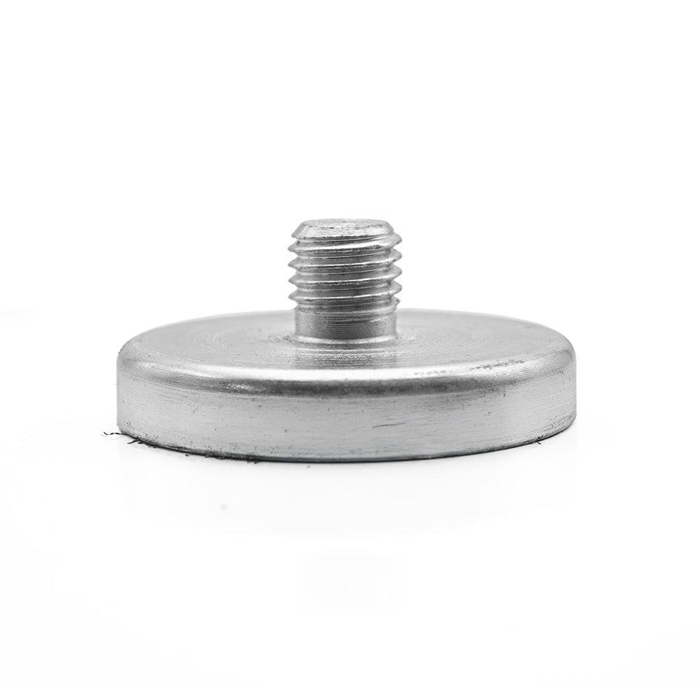 Ø36x6.6 mm M9x9 Male Connector Neodymium Pot Magnet – High Attraction Force, Compact Design, Industrial Quality