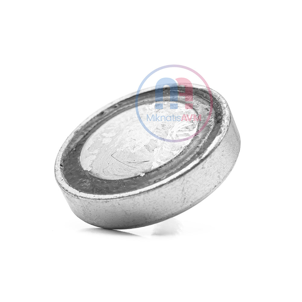 Ø36x8 mm M6x10 Male Threaded Neodymium Pot Magnet – Strong Holding Power, Compact Form, Industrial Grade